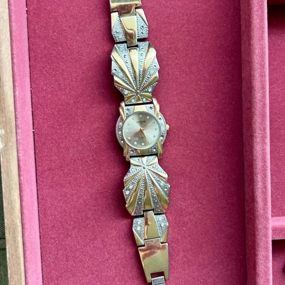 Vintage Gold and Silver Expose Watch